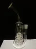 2020 Mobius Glass Bongs Matrix Perc Stereo Matrix Glas Vatten Bongs 60 mm Stemless Tubes med stereomatris PERC 18.8 Fogar Oil Rig Dab Rig