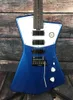 Rhxflame Sterling par STV60 ST. Vincent Signature Vincent Blue Guitare électrique biseautée, 3 mini micros humbucker, chevalet trémolo