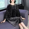 New spring autumn dress sari Style clothing loose women vintage dress Asia & Pacific Islands Clothing free shipping