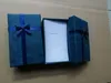 48pcs Jewelry Gifts Boxes, Cardboard Ring Boxes With Padding Gifts Paper Boxes Storage Cube Satin Ribbons Bowknot (3.15" x 1.97" x 0.98")
