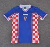 RETRO 1998 SUKER home away retro classic jersey custom voetbalshirt nummer suker beste kwaliteit voetbalkleding calcio