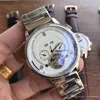 高級メンズ腕時計 トップブランド デイデイト すべてのサブダイヤル ワークメンズ腕時計 フライホイール 機械式自動巻き腕時計 男性用 父の日 ギフト montre de luxe