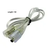 Male Female Crystal DC Power Cord 5M 7M IP68 Waterproof Connector Extension Cable Wire for 12V 24V LED Strip Light