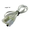 Mannelijke vrouwelijke crystal gelijkstroomsnoer 5m 7m IP68 waterdichte connector verlengkabel draad voor 12V 24V led strip licht