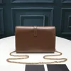 Borse da donna di moda di lusso SULPICE CHAIN WALLET portafoglio di design Portafogli da donna in pelle liscia borsa a tracolla di design borse a catena di lusso