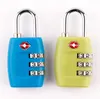 New TSA 3 Digit Code Combination Lock Resettable Customs locks Travel locks Luggage Padlock Suitcase High Security SN25596969850