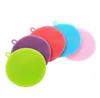 8 colors Magic Silicone Dish Bowl Cleaning Brushes Scouring Pad Pot Pan Wash Brushes Cleaner Kitchen