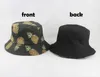 Panama Bucket Hat Män kvinnor Summer Fruit Bucket Cap Banana Print Yellow Hat Bob Hat Hip Hop Gorros Fisher Fisherman Cap71412134935902