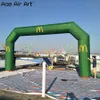 Transferir arcos ângulos impressos Arco inflável Arch Balão Full Green Color Advertising Event Entrada no desconto