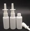 10ml Empty Refillable Nasal Spray Bottle White Empty Plastic Nasal Spray Bottle 10ml Nasal Atomizers KKA7764
