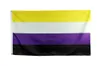 90X150cm NB Pride GQ Gender Identity NONBINARY Non-Binary flag Genderqueer factory direct 100% Polyester