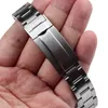Jawoder Watchband 20 21mm Gold Intermediate Polishig New Men Curved End rostfritt stål Watch Band Rem armband för Submariner GMT8151419