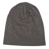 Cappelli invernali per berretto da donna in cotone berretti hip hop miscelati Festival caldo cappello da cappello unisex turbano cappelli a colore solido cotto k03586685925