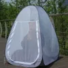 Buddhist Meditation Tent Single Mosquito Net Tent Temples Sit-in Free-standing Shelter Cabana Quick Folding Outdoor Camping