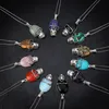 12 pendentif aléatoire collier anneau visage squelette tête personnalité masculine et féminine tendance cou bijoux