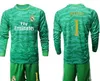 2020 New Langarm Realmadrid Fußball Set Goalkeepe Kit Keylor Nava Courtois Torwart Madrid Jersey Bale Hemd voller Uniform Männer