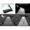 36led parede solar luz solar sensor de movimento à prova d 'água luzes de segurança solar luzes com pólo de montagem rotativa para gargalhada de jardim