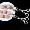 Strumenti per la creazione di polpette in acciaio inossidabile Utensili per polpette da cucina in metallo Cucchiaio per polpette di gamberi fritti Stampo per produzione di polpette di patate Strumento per carni domestiche BH2976 TQQ