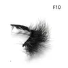 10mm 3D Mink Eyelashes Eye Makeup Mink False Lashes Soft Natural Thick Eye Lashes Fake Eyelashes Extension Beauty Tools 22 Styles Fedex Free