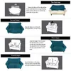 Solid Color Elastic Sofa Slipcovers Stretch Sofa Abdeckungen für Wohnzimmer Möbel-Schutz-Sessel Couch Abdeckung Elastic