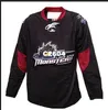 Real Men Real Full Embroidery Personaliseer Ahl Cleveland Lake Erie Monsters Hockey Jersey of Custom Elke naam of nummer