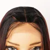 Кружевные парики с передним человеческими волосами Ombre Двухт T1B30 шелковистые прямые бразильские девственные волосы 130 Плотность отбеливаемые узлы полные кружевные парики G3555702