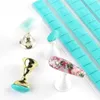 Chic Magnetic False Nails Tips Display Tray Holder Rack Crystal Nail Art Practice Showing Shelf Manicure Nail Salon Tools Set