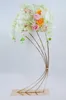 32'' Tall Gold Metal Flower Stand floral rack flower vase holder for Wedding Decoration Table Centerpieces grand event crystal flower holder