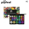 PopFeel 29 Färger Ögonskugga Palett Matte Shimmer Glitter Naken Pigmenterad Metallic Finish Eye Shadow Bling Eye Shadow