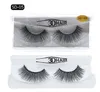 MINK wimpers 11 stijlen Selling 1 paar lot Echte Siberische 3D Volledige Strip Valse Wimper Lange Individuele Mink Lashes Extension