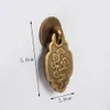 2 Stück chinesische antike Kupfer-Schubladenschrank-Türgriffe, Retro-Schrankknöpfe und Griffe