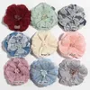 120PCS 5.5CM 2.1" High Quality Fabric Artificial Lace Flower For Hair Accessories Chiffon Flowers Bouquet For Headband Wedding