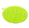 8 colors Magic Silicone Dish Bowl Cleaning Brushes Scouring Pad Pot Pan Wash Brushes Cleaner Kitchen