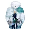Final Fantasy VII – sweat à capuche imprimé en 3D, sweat-shirt d'hiver pour hommes/femmes, sweat à capuche de loisirs, Harajuku, jeu chaud, manteau Final Fantasy VII