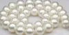 18 "Mar del Sur 10-11 MM blanc collier de perles