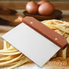High Quality Dough Scraper Stainless Steel Pizza Cutter Kitchen Bakery Tools Cake Tool Scale Baking Tools for Cakes Baking Tools