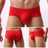 Mode d'été hommes sans couture taille basse slips pantalons courts tongs sous-vêtements simples et confortables caleçons 260C