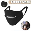 Zipper tvättbara mode ansiktsmasker återanvändbar dammtät utomhus andningsbar unisex mun mask resesäkerhet multi purpose designer mask