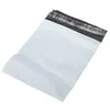 17x30 cm blanc Poly auto-joint Express sacs d'expédition auto-adhésif courrier courrier sac en plastique enveloppe courrier poste emballage postal sacs de courrier