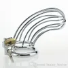 Rostfritt stål Male Chastity Device Penis Ring Cock Cage Virginity Lock Rings Sex Toys For Men 40mm/45mm/50mm