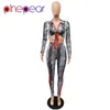 PinePear 2019 Trendy Snake Print 2 Piece Set Femmes Mode Bandage Bow Manches Longues Crop Top + Skinny Pantalon Tenues Drop Shipping1