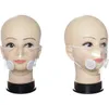 Genomskinlig ansiktsmask med ventil PP Rensa mask med dubbel andningsventil Anti-damm Tvättbara masker Döv Mute Designer Masks GGA3538-4