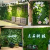 40 * 60 см Искусственного завод Wall Lawn Milan Эвкалипт Grass пластикового Поддельный Газон Green Plant Wall двери украшение