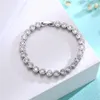 Modemärken Designer Round Cz Stone Armband för kvinnor Klassisk tennisarmband Bangle Jewets Gift178e