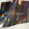 Neo chrome holographic Vinyl Wrap For car wrap with Air bubble Free Rainbow Neo black Chrome Wrap covering Foil size 1.52x20m/Roll