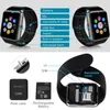 100x Smart Watch GT08 Clock Sync Notifier Support Sim TF Card Bluetooth Connectivity Android Phone Smartwatch Alloy Smartwatch