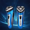 Ricaricabile Men039s Rasoio Elettrico Rasoio 220V Macchine da Barba per Uomo Rasoir Electrique Homme 3D Tripla Lama Galleggiante2918998