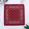 Bandanas 22 x 22 inch Nieuwigheid Dubbelzijdig Print Paisley Cowboy Bandana Party Gunst Sjaal Hoofdband Mooie zakdoeken