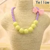 2019 Fashion Jewelry Beads Necklace Little Girl Baby Kids Princess Bubblegum Necklace For Party Dress Up Birthday Gifts