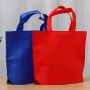 Foldable Large Canvas Shopping Bag Reusable Eco Tote Bag Unisex Fabric Non-Woven Shoulder Bags Grocery Cloth Tote Bags1209f